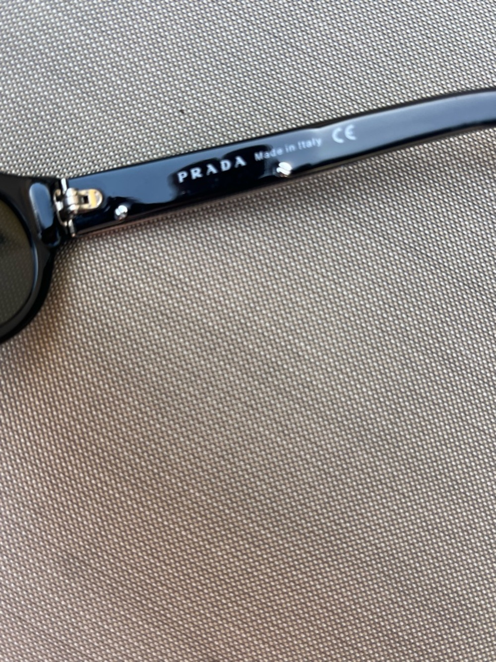 Prada Black Oval Sunglasses - Picture 3 of 11
